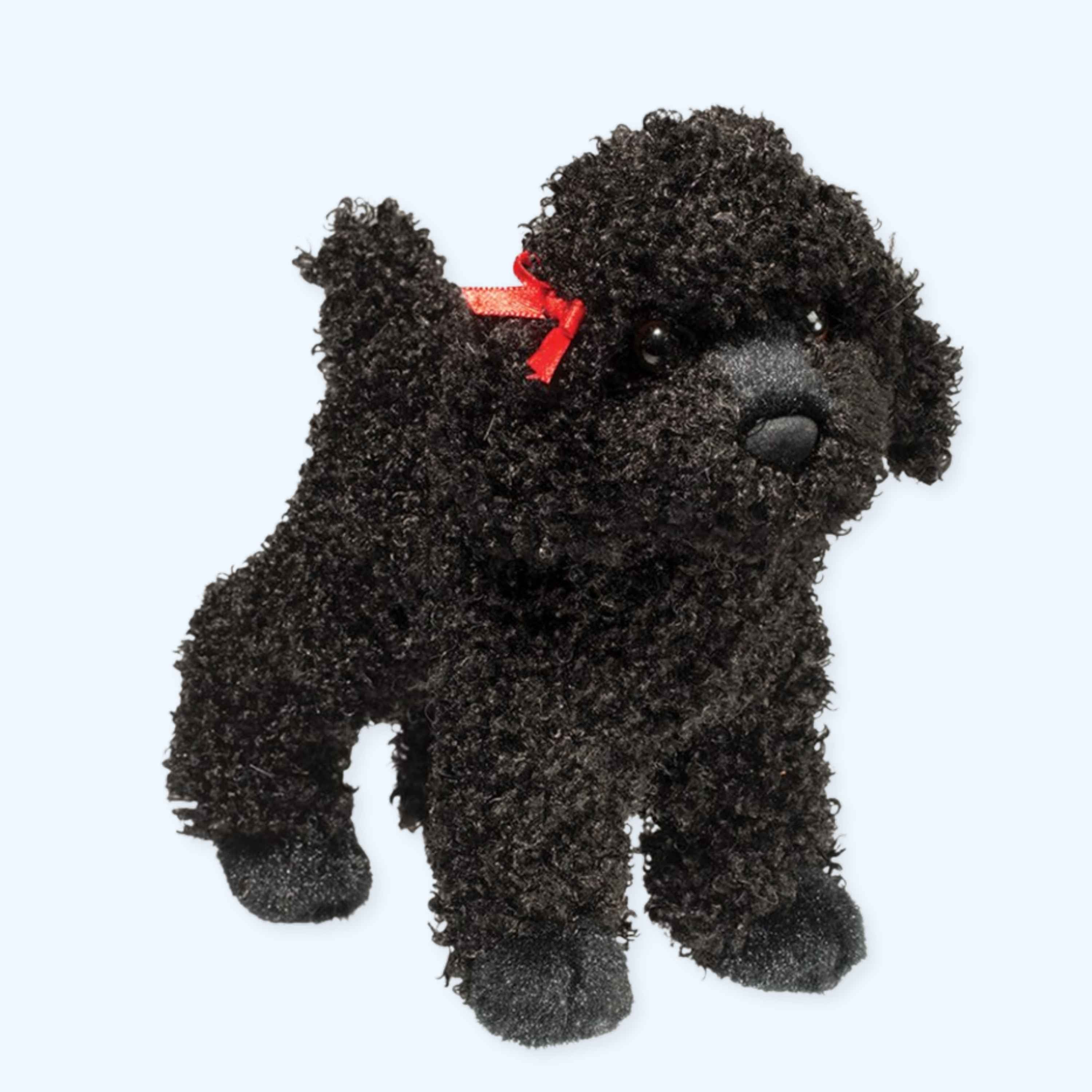 Douglas Gigi Black Poodle Plush Dog – Genuine Douglas® | ESSA UK