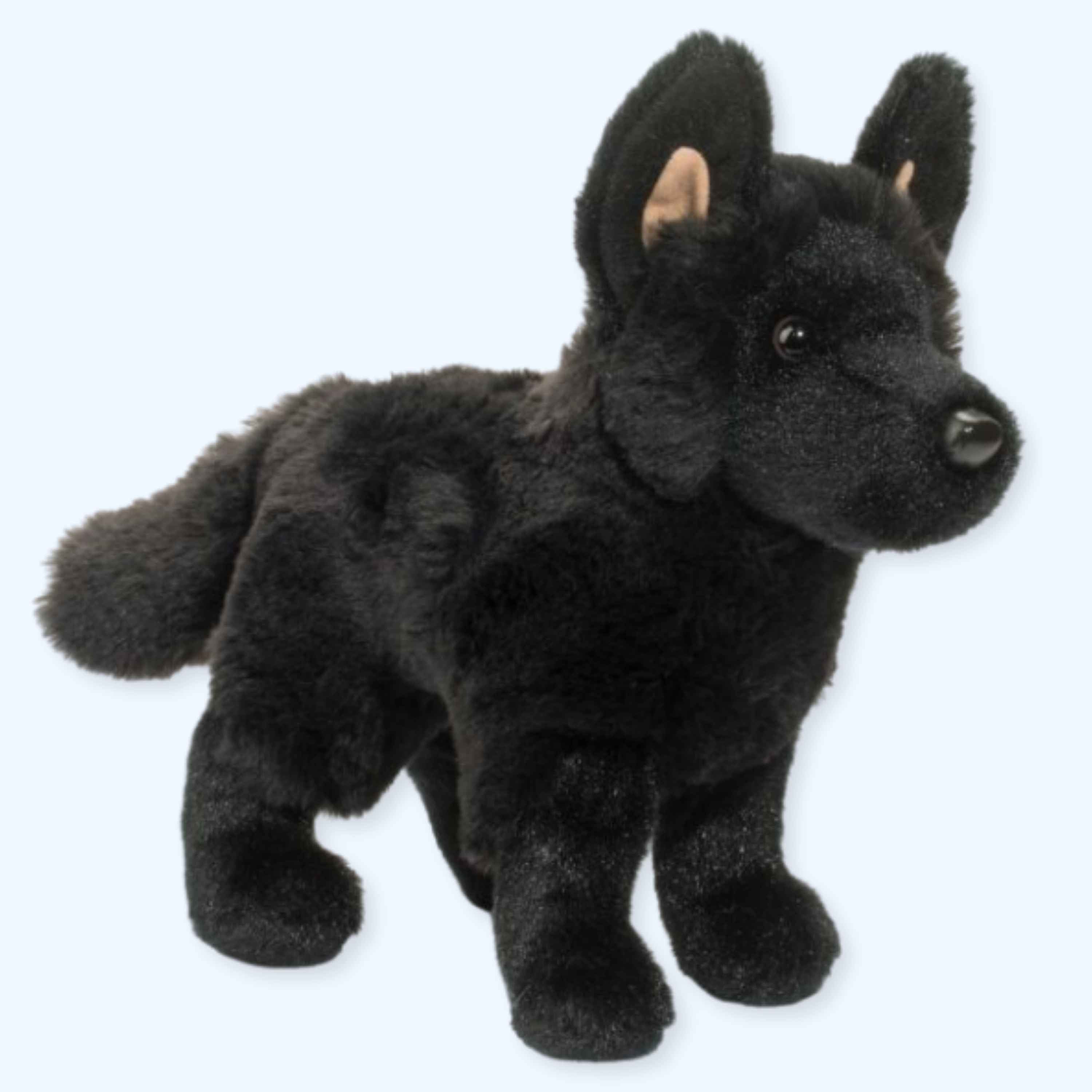 Douglas Harko Black German Shepherd Plush Dog – Genuine Douglas® | ESSA UK