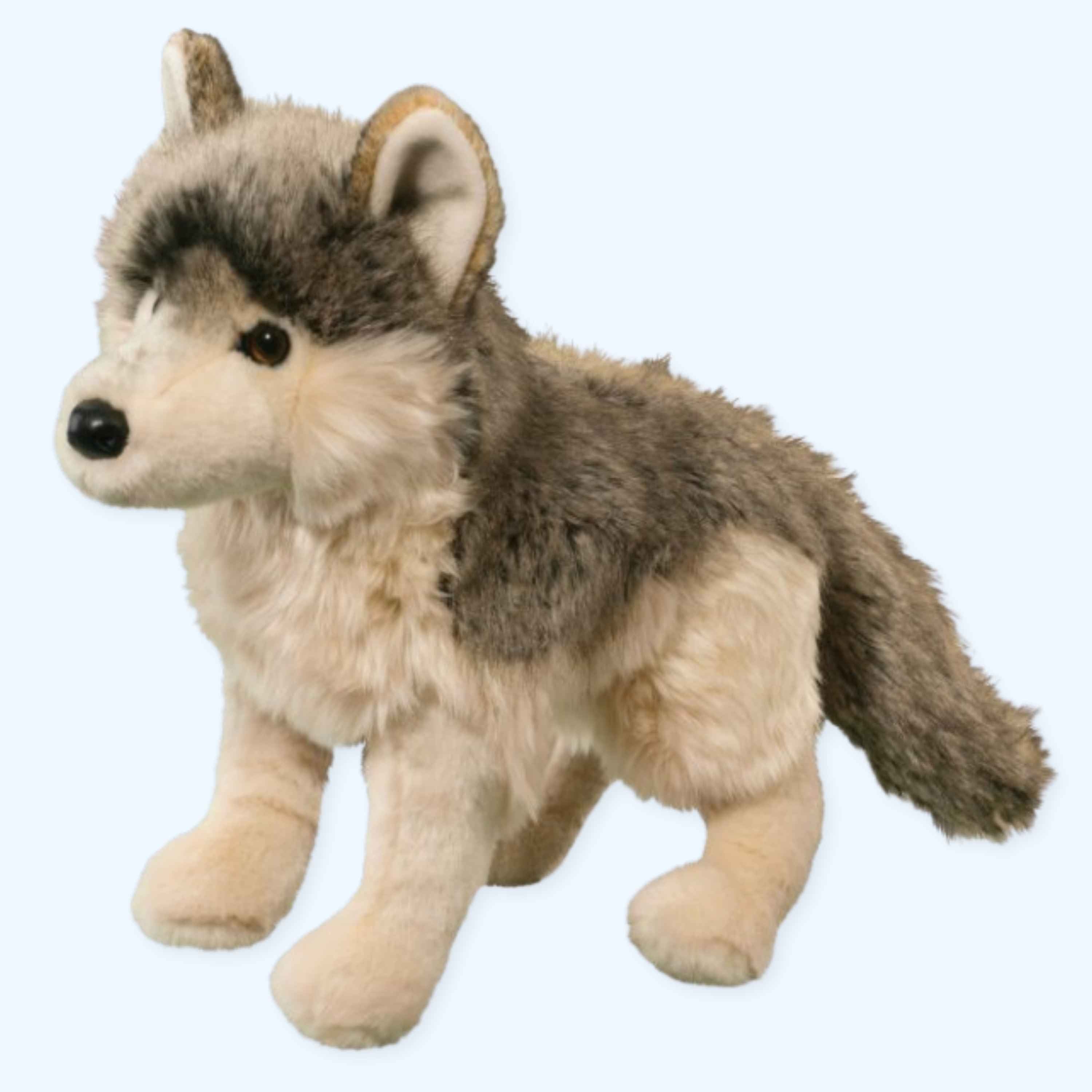 Douglas Smoke DLux Wolf Plush Dog – Genuine Douglas® | ESSA UK