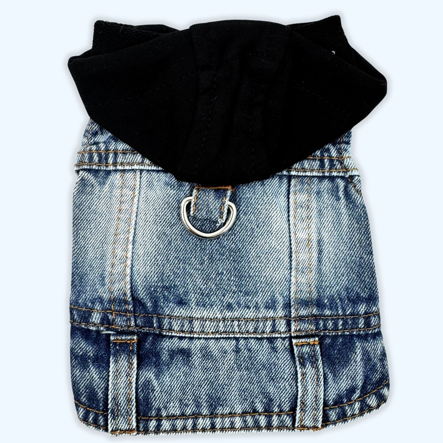 ESSA UK Navy Denim Dog Vest Hoodie Plush Accessory – Soft Plush Accessories | ESSA UK - Essa UK