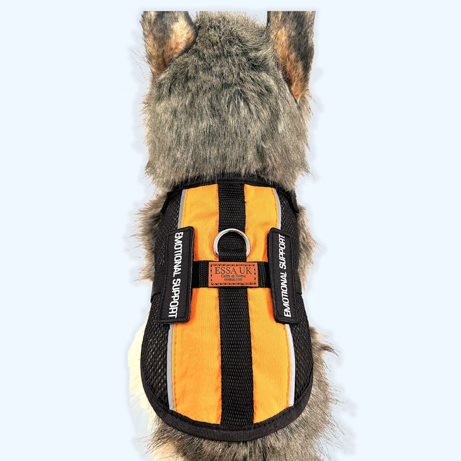 ESSA UK Orange Lightweight Summer Grid Harness for ESSA – Breathable Easy-On Harness for Small, Medium & Large Dogs | ESSA UK