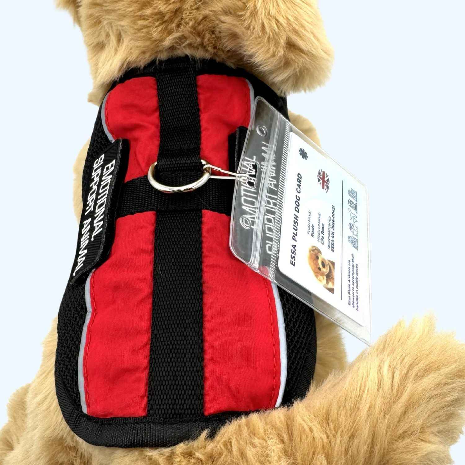 ESSA UK Plush Dog Card – Personalised Companion ID Card