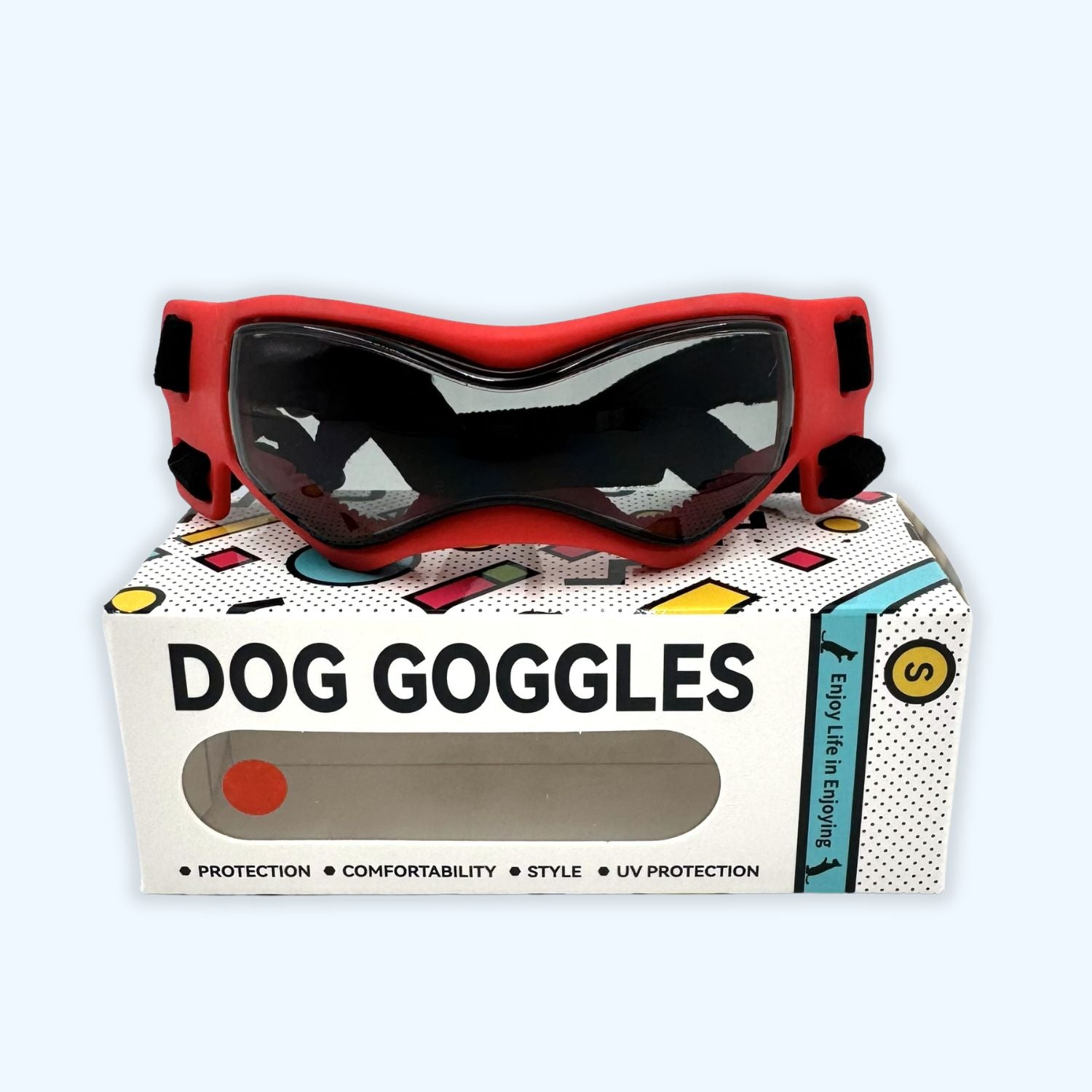 ESSA UK Red Plush Sunglasses Helmet Accessory – ESSA Plush Accessories UV Protection | ESSA UK - Essa UK