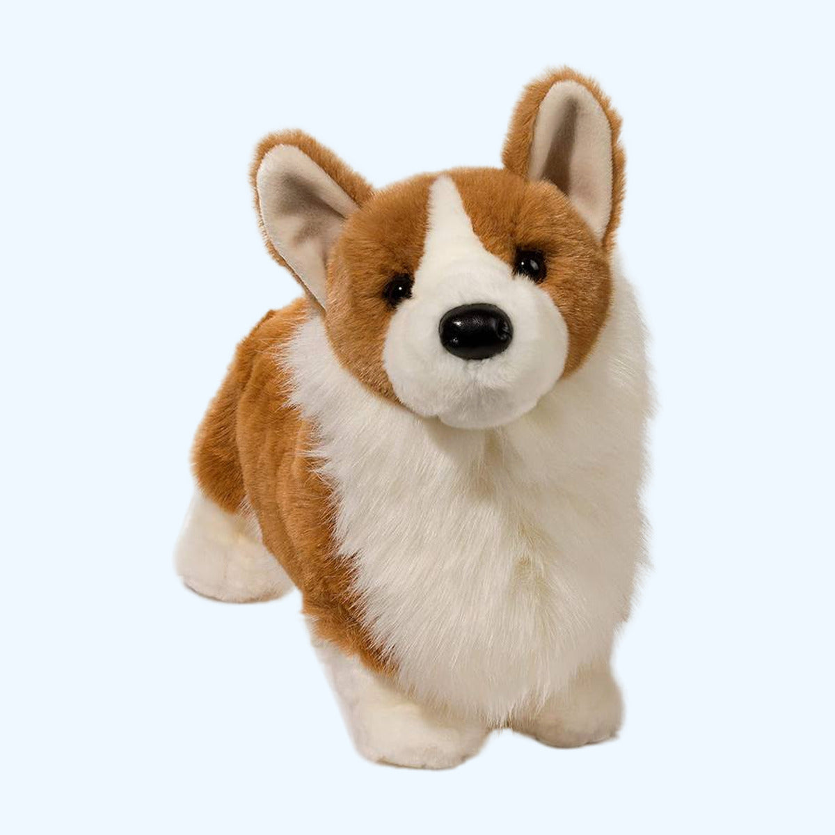 Douglas Essa Chadwick Corgi plush facing forward, about 41 cm long from nose to tail